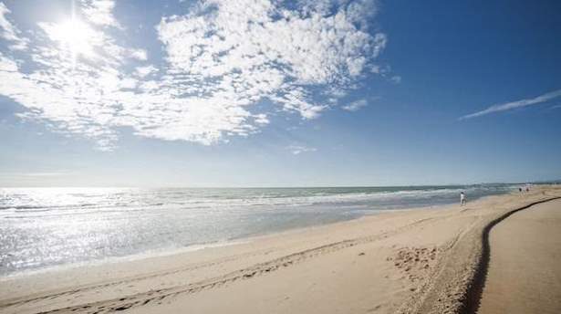 Direkt am Strand